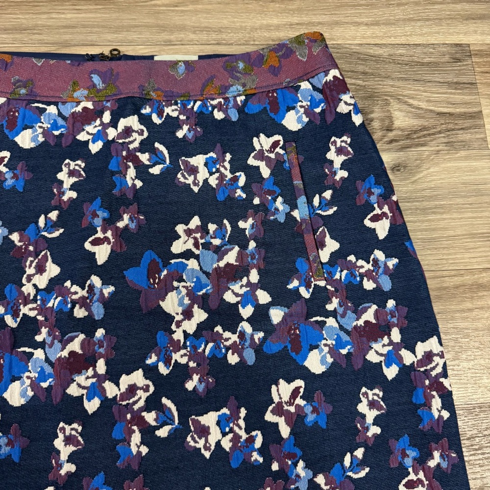 Anthropologie Maeve Cardana Floral Mini Skirt Size 14 - Picture 3 of 7